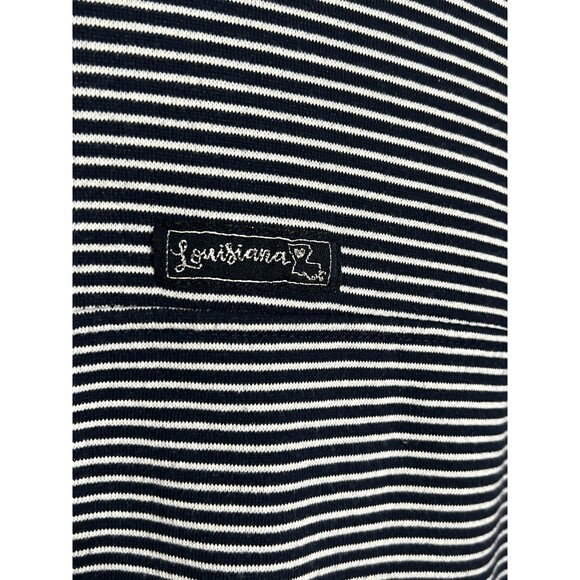 STATE OF MINE STRIPED LOUISIANA POP OVER WARM COZY CUTE CASUAL SWEATSHIRT  XL - Picture 5 of 6